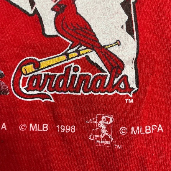 Vintage 1998, St. Louis Cardinals MLB, Mark McGuire T-shirt XL - Picture 4 of 6